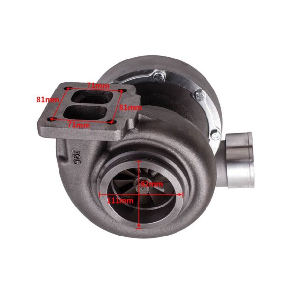 ⁦Maxpeedingrods GT45 T4 Upgrade Racing Turbo charger⁩ - الصورة ⁦2⁩