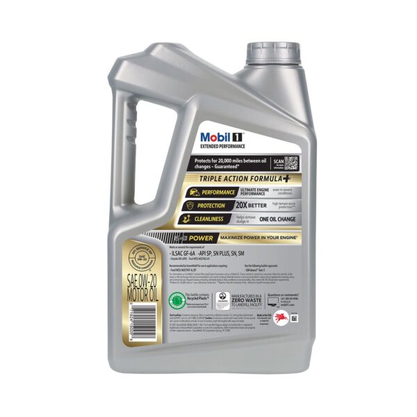 ⁦Mobil 1 Extended Performance Full Synthetic Motor Oil⁩ - الصورة ⁦2⁩