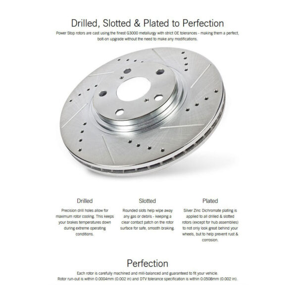 ⁦Power Stop® - Evolution Drilled and Slotted⁩ - الصورة ⁦3⁩