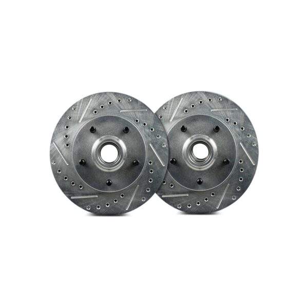 ⁦Right Stuff® - Drilled and Slotted Brake Rotor⁩ - الصورة ⁦3⁩